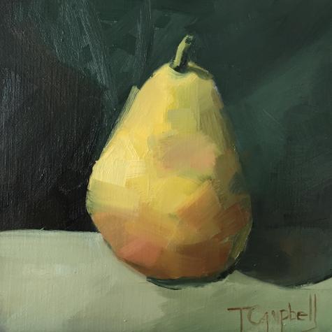 Oil painting, oil, oil paintings, paintings of fruit, small paintings, 6 x 6 inches
